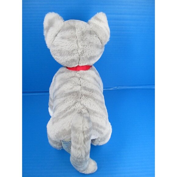 Build-A-Bear Workshop Promise Pets Grey & White Cat Plush Heterochromia Eyes - Picture 5 of 9